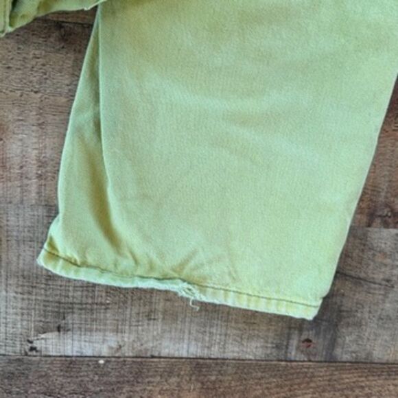 BDG Urban Outfitters Yellow Green Loose Baggy High Rise Jeans Size 38 Cotton - Picture 7 of 7